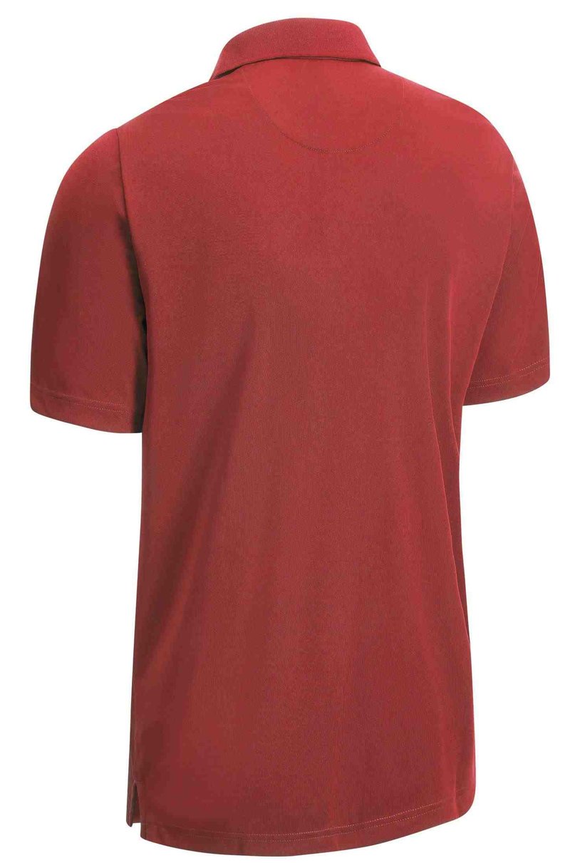 Callaway Tournament men's polo, true red