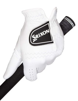Srixon Premium Cabretta Leather mens golf glove, white