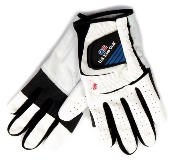 U.S. Kids Golf Golfer Youth Junior Glove, white
