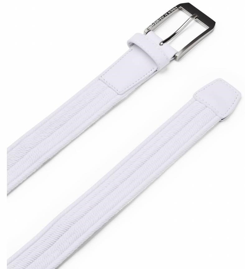 Under Armour Braided men's golf belt, white
