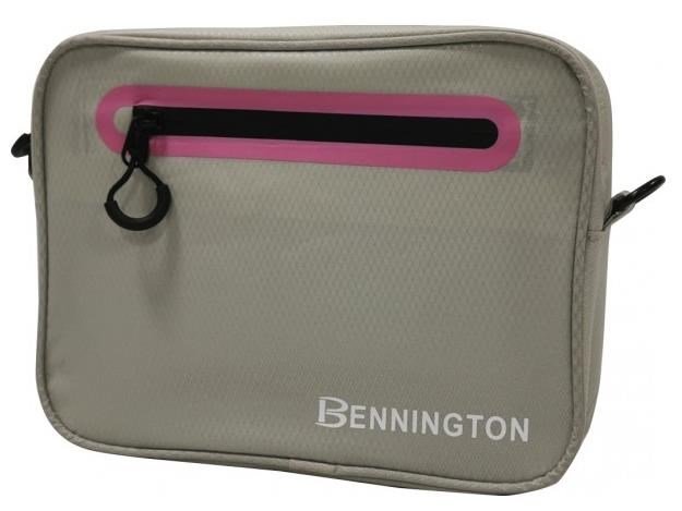 Bennington Pouch bag, light grey/pink