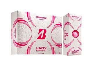 Bridgestone Lady Precept women's golf balls, pink