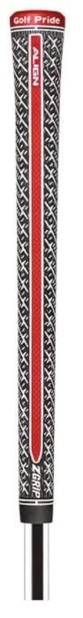 Golf Pride Z-Grip Cord Align Grip, Midsize, Black/White/Red