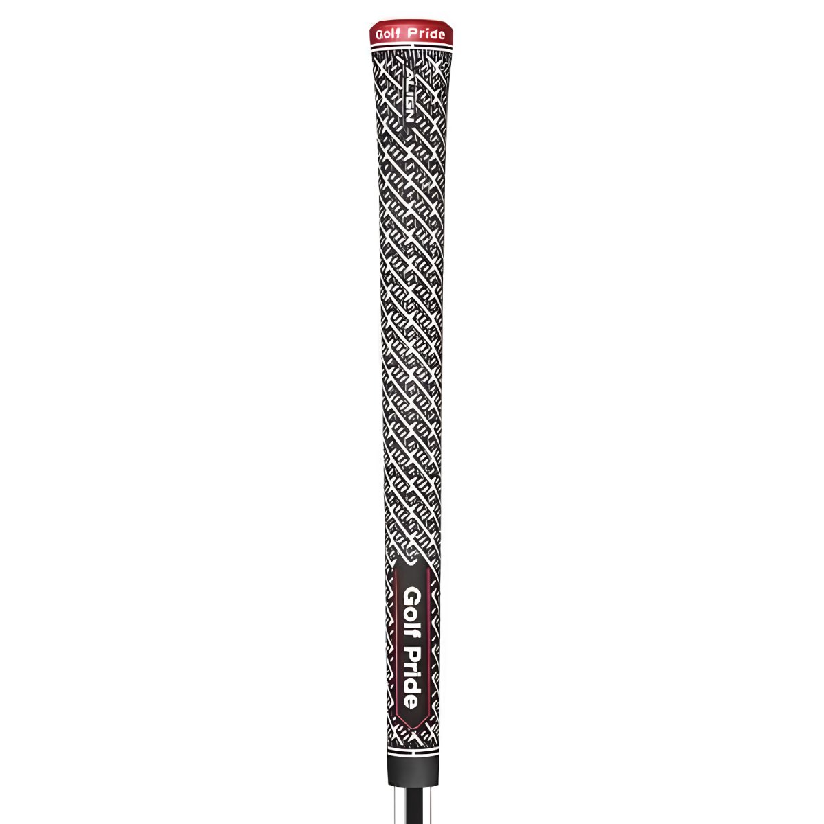 Golf Pride Z-Grip Cord Align Grip, Midsize, Black/White/Red