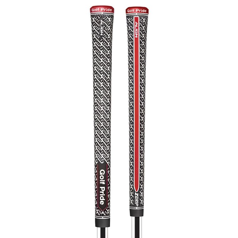 Golf Pride Z-Grip Cord Align Grip, Midsize, Black/White/Red