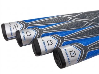 Lamkin SINKFIT PU Pistol putter grip, black/blue