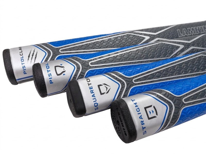 Lamkin Sink Fit PU Pistolclaw putter grip, black/blue