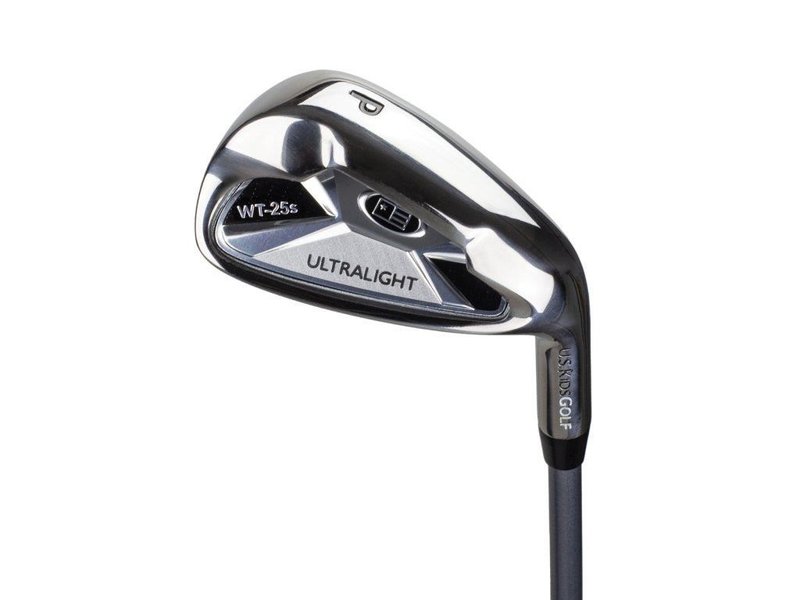 U.S. Kids Golf UL45 (114cm) WT25-s 4-Club junior golf set 2022, graphite + stand bag, grey/blue
