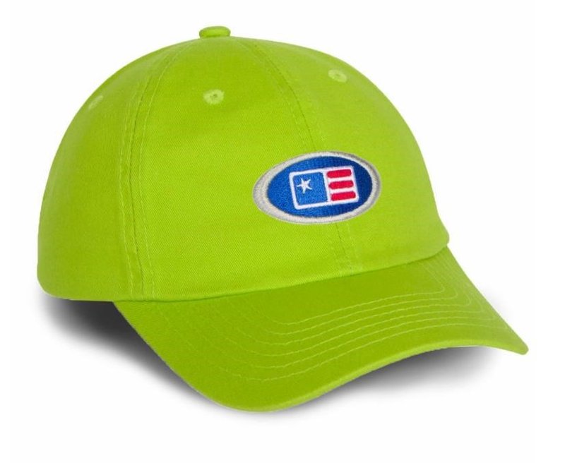 U.S. Kids Golf Oval Twill junior cap, green