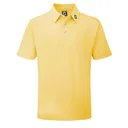 FootJoy Stretch Pique Solid men's polo, yellow
