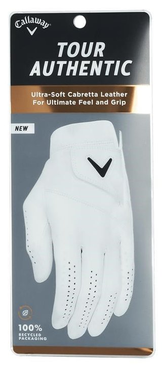 Callaway Tour Authentic 22 mens golf glove, white