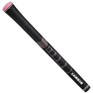 Lamkin Sonar 60R+ Golf Grip, Black/Pink, Ladies/Undersize