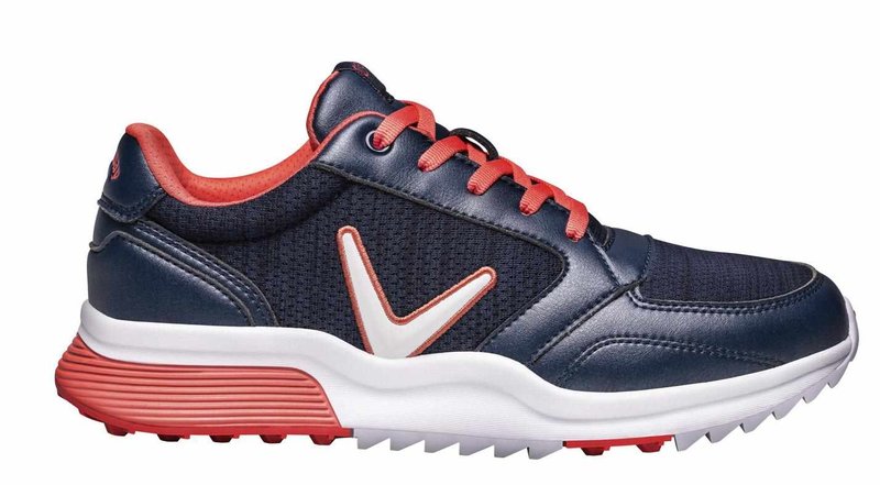 Callaway Aurora LT ladies golf shoes, navy/coral/heather