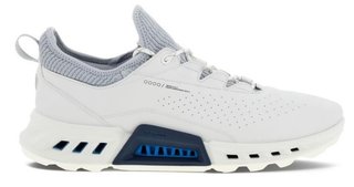 Ecco Biom C4 mens golf shoes, white/concrete