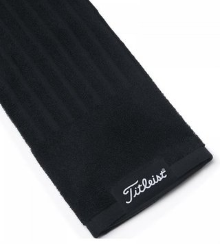 Titleist Tri-Fold Golf Towel, black