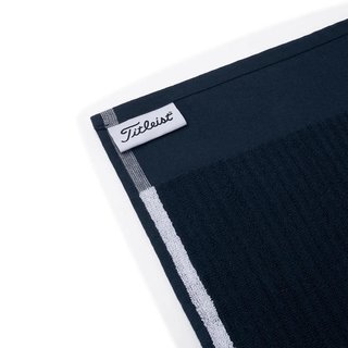 Titleist Players Terry golf towel, navy/white