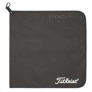 Titleist StaDry Performance golf towel, black