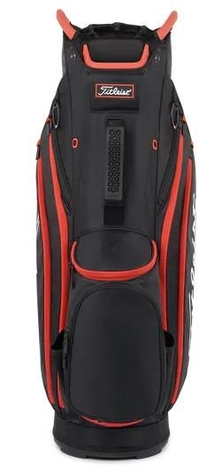 Titleist Cart 14 cart bag, black/black/red