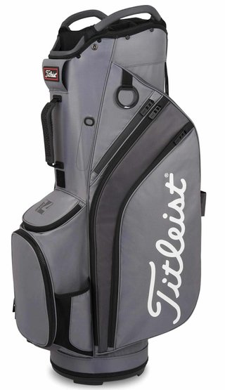 Titleist Cart 14 cart bag, charcoal/graphite/black