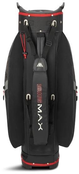 Big Max Dri Lite V-4 Organizer cart bag, charcoal/black/red