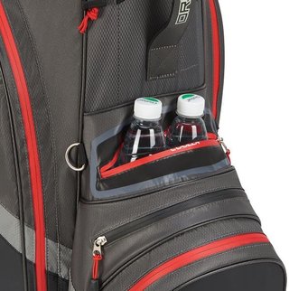 Big Max Dri Lite V-4 Organizer cart bag, charcoal/black/red