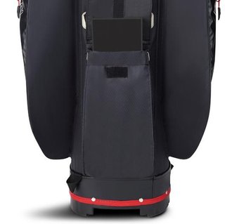 Big Max Dri Lite V-4 Organizer cart bag, charcoal/black/red