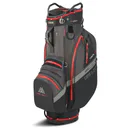 Big Max Dri Lite V-4 Organizer cart bag, charcoal/black/red