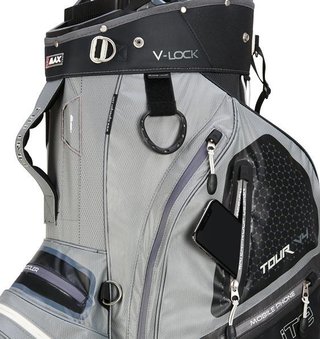 Big Max Dri Lite V-4 Organizer cart bag, grey/black