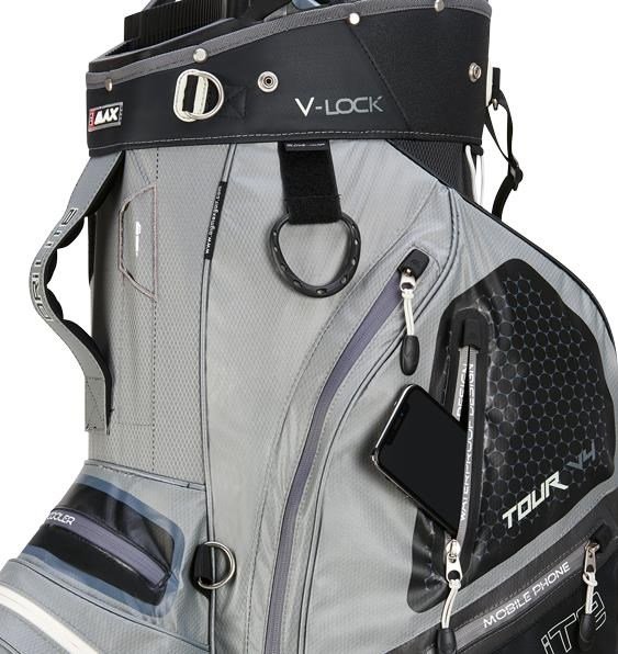 Big Max Dri Lite V-4 Organizer cart bag, grey/black