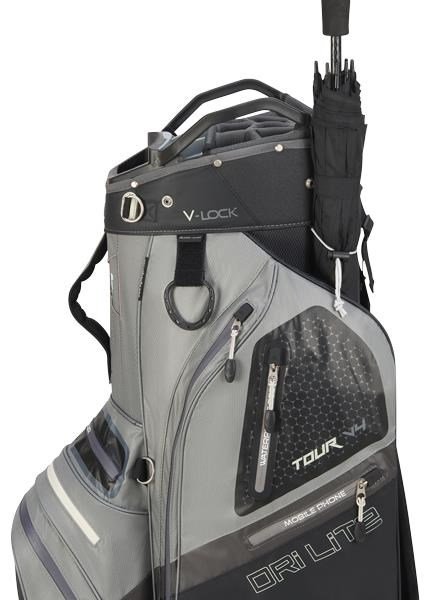 Big Max Dri Lite V-4 Organizer cart bag, grey/black