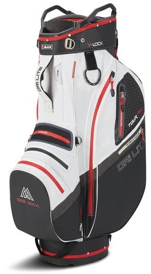 Big Max Dri Lite V-4 Organizer cart bag, black/white/red