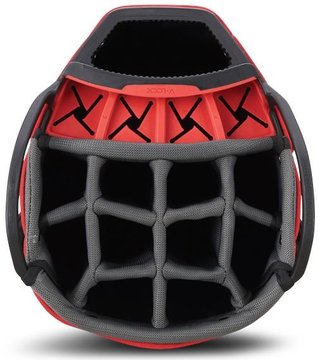 Big Max Dri Lite V-4 Organizer cart bag, black/white/red