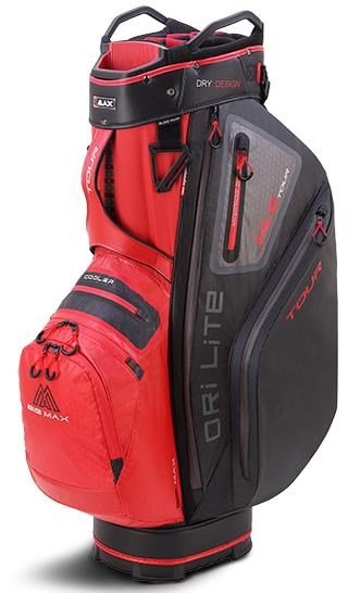 Big Max Dri Lite Tour cart bag, red/black