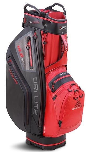 Big Max Dri Lite Tour cart bag, red/black