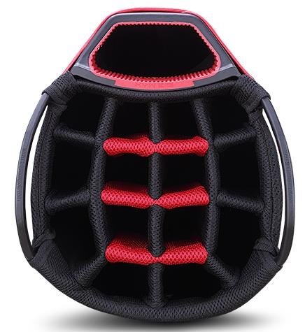 Big Max Dri Lite Tour cart bag, red/black