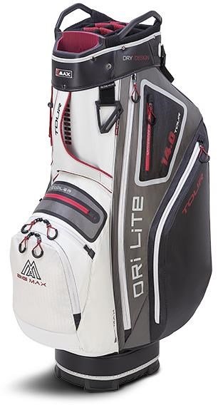 Big Max Dri Lite Tour cart bag, white/grey/black/merlot
