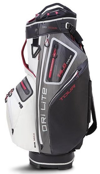 Big Max Dri Lite Tour cart bag, white/grey/black/merlot