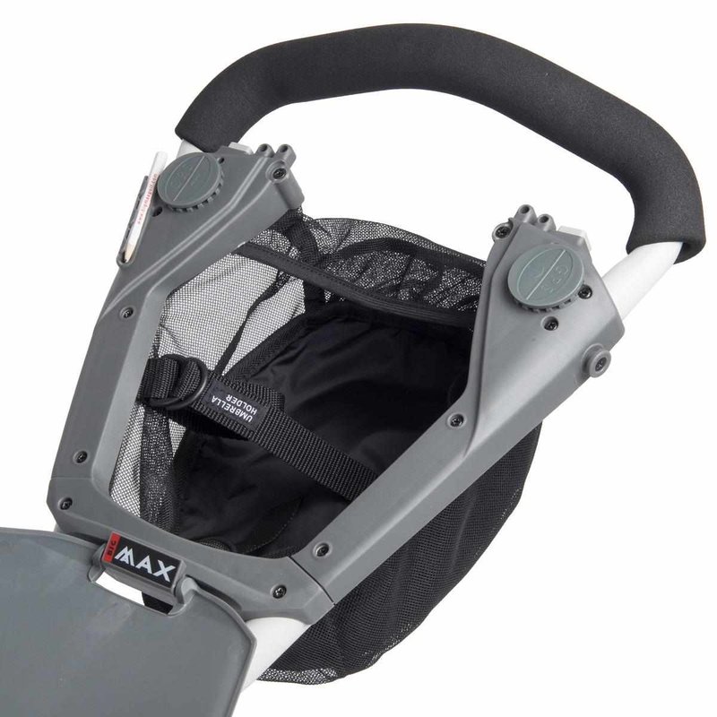 Big Max Blade Quattro manual trolley, grey-charcoal