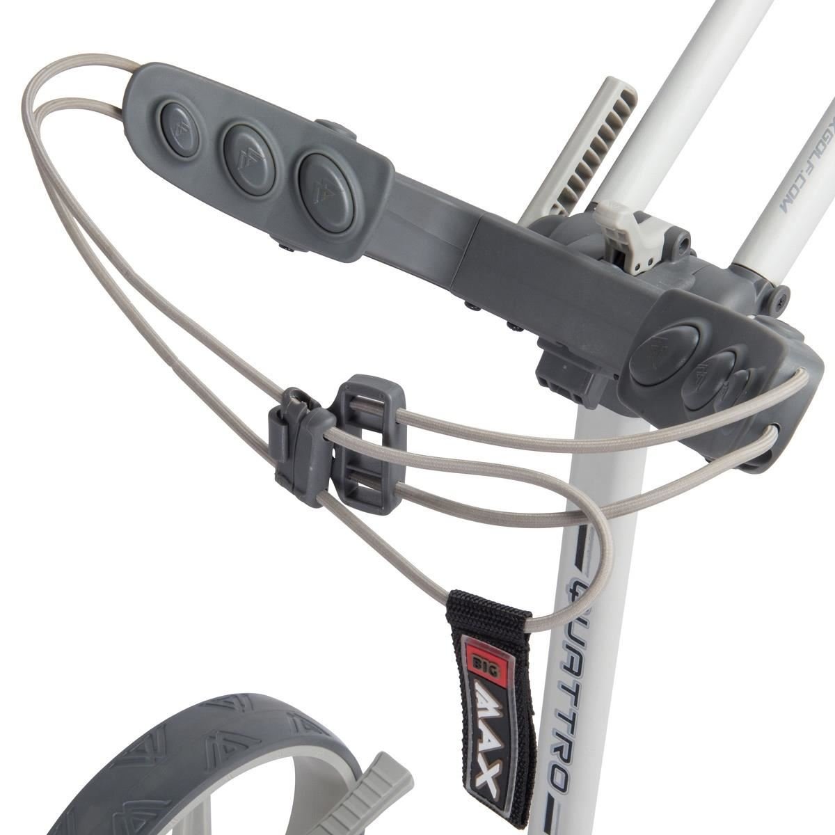 Big Max Blade Quattro manual trolley, grey-charcoal