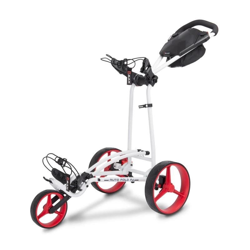 Big Max Autofold FF manual trolley, white/red