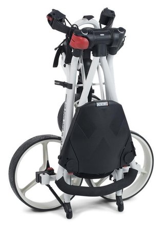 Big Max Autofold FF manual trolley, white/red