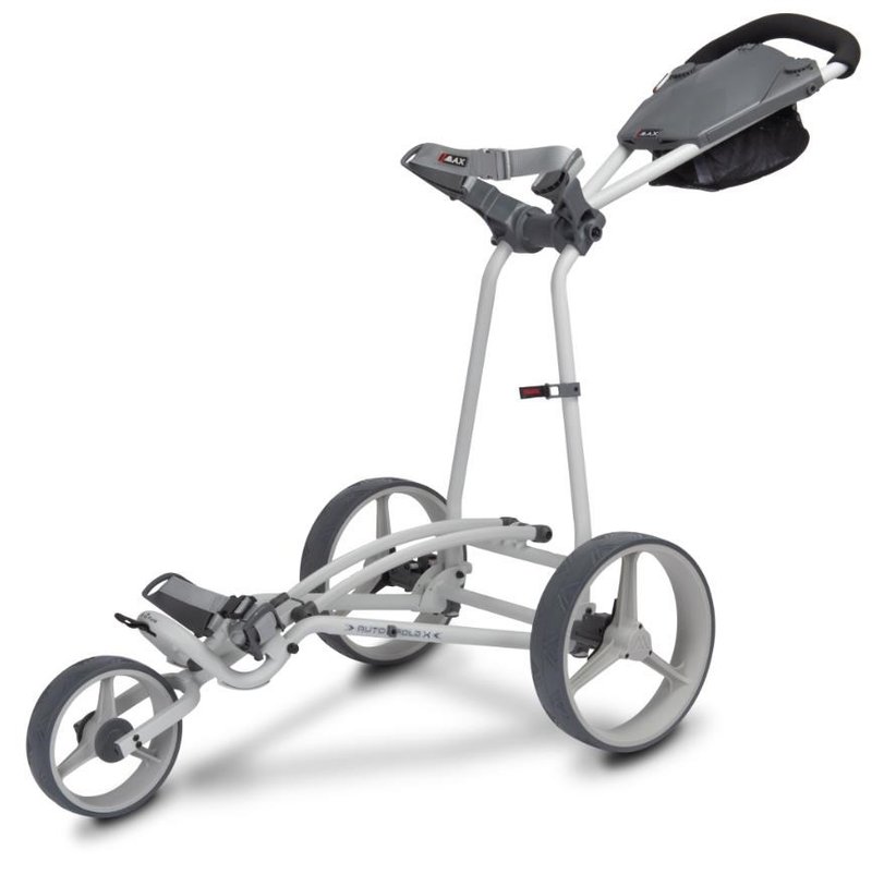 Big Max Autofold X manual trolley, grey-charcoal