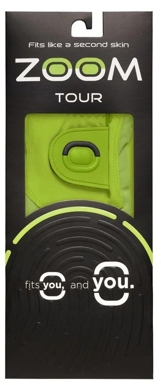 Zoom Zoom Tour mens golf glove, lime
