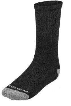 Zoom Crew unisex socks, black/silver