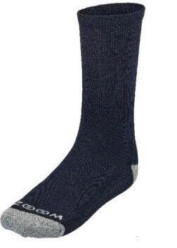 Zoom Crew unisex socks, navy/silver