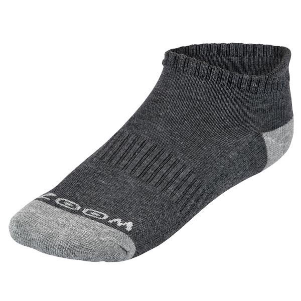 Zoom Ankle men's socks, charcoal/silver