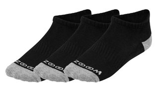 Zoom Ankle ladies socks (3Pair), black/silver