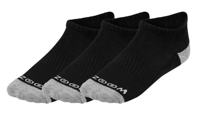 Zoom Ankle ladies socks (3Pair), black/silver
