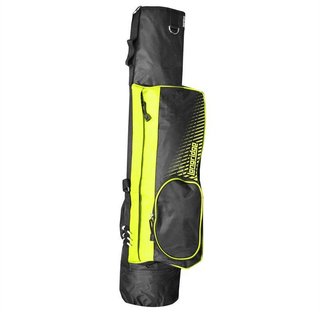 Longridge 5" pencil bag, black/lime