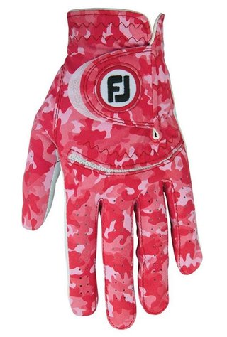 Footjoy Spectrum ladies golf glove, red camo